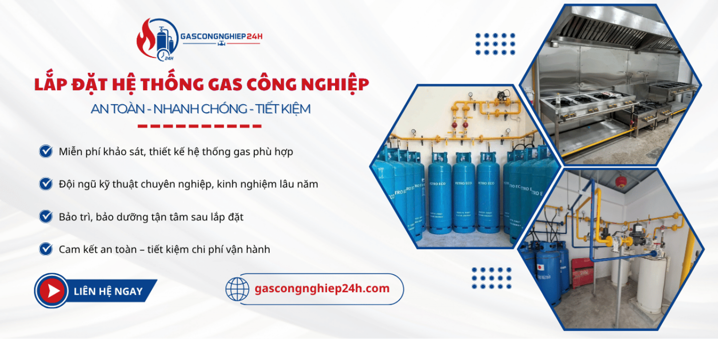 Thi công hệ thống gas công nghiệp