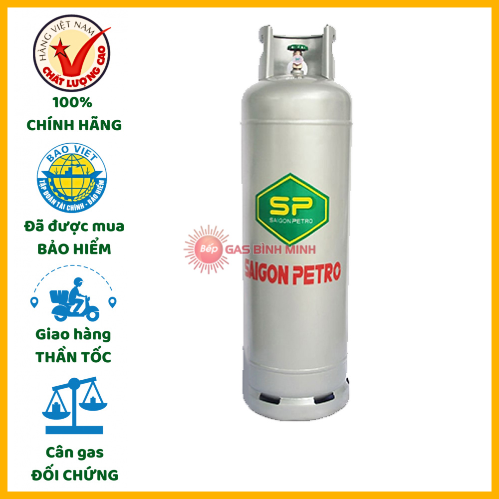 bình gas Saigon Petro xám 45kg