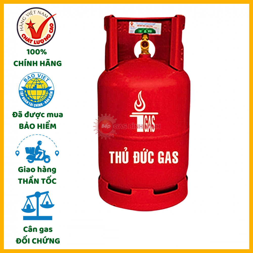 bình gas thủ đức đỏ 12kg giá tốt