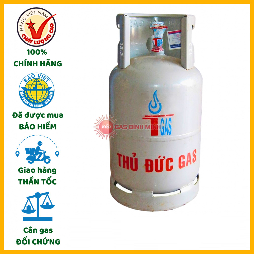 bình gas thủ đức xám 12kg giá tốt