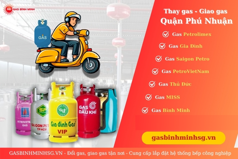 Giao Gas Quận Phú Nhuận