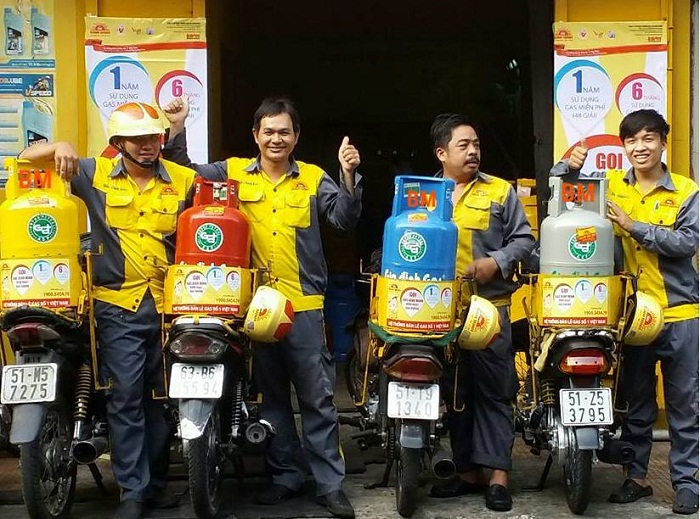 Đại lý đổi gas giao gas huyện Hóc Môn tận nhà, uy tín