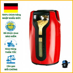 Bình gas Miss Composite đỏ van chụp 12kg