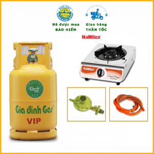 Bộ Bình Bếp Gas Đơn NaMilux Van Dây Tự Động