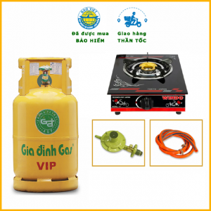 Bộ Bình Bếp Gas Đơn Windo Van Dây Tự Động
