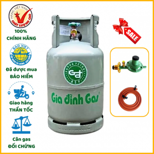 Combo bình gas Gia Đình xám 12kg