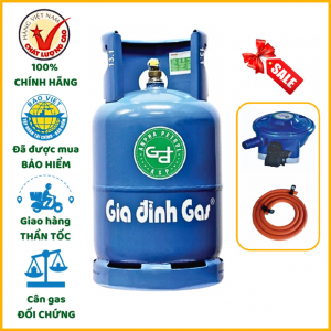 Combo bình gas Gia Đình xanh 12kg