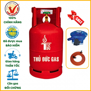 Combo bình gas Thủ Đức màu đỏ 12kg