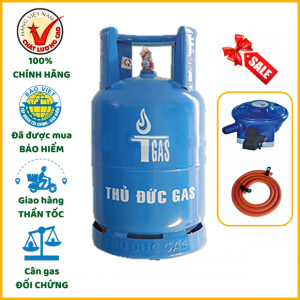 Combo bình gas Thủ Đức màu xanh ngọc 12kg