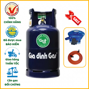 Combo bình gas Gia Đình xanh đậm 12kg
